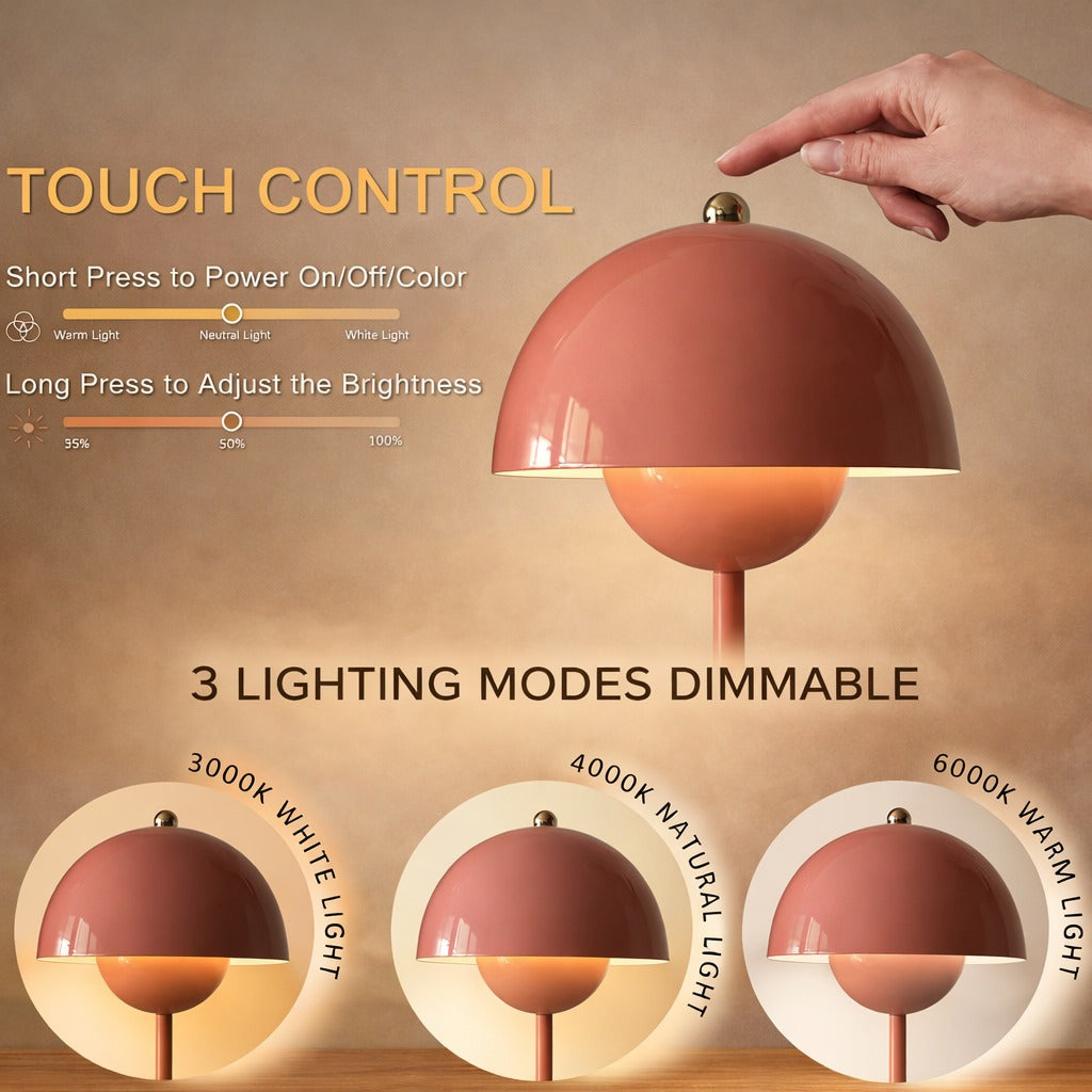 Mushroom Touch Lamp Color Changing Night Light