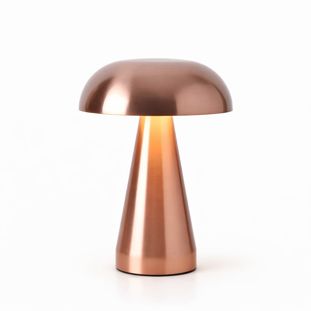Rechargeable Retro Mushroom Table Lamp Touch LED Light