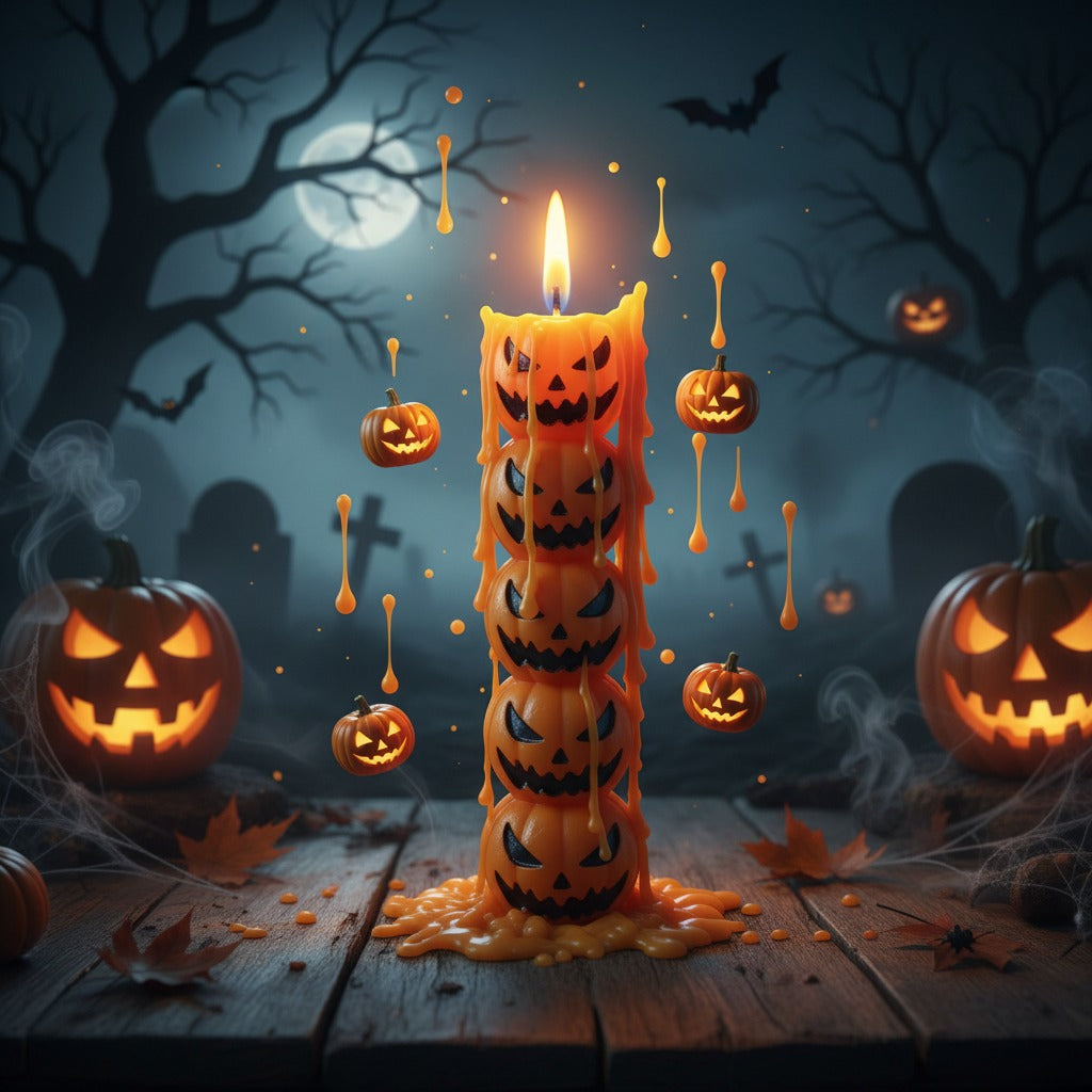 Halloween Gothic Soy Wax Candle Scented Decor