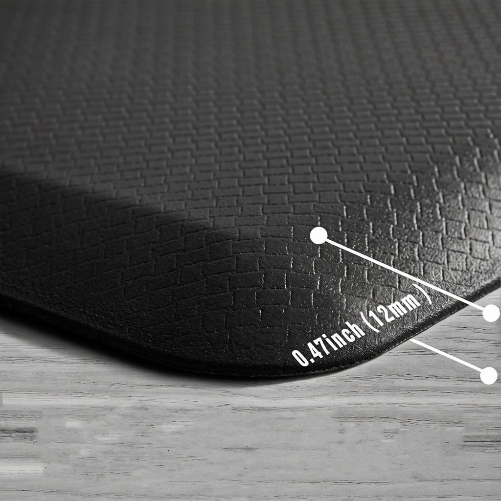 Anti-Fatigue Kitchen Mat Waterproof PVC Non-Slip Standing Rug