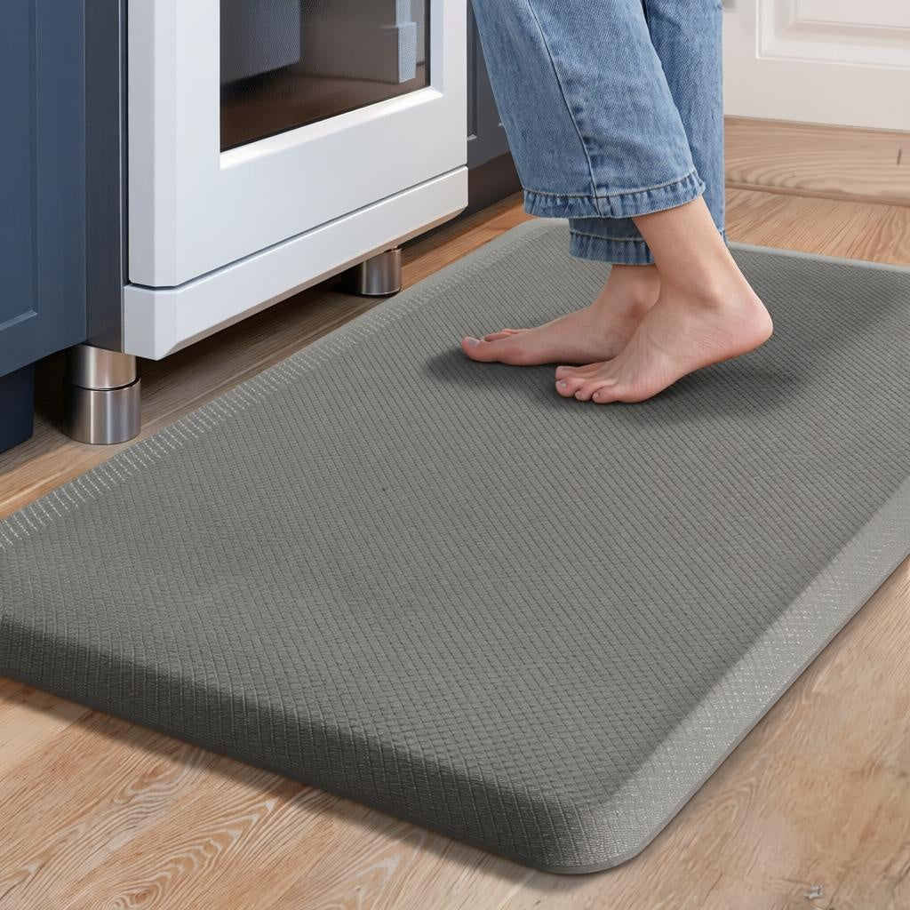 Anti-Fatigue Kitchen Mat Waterproof PVC Non-Slip Standing Rug