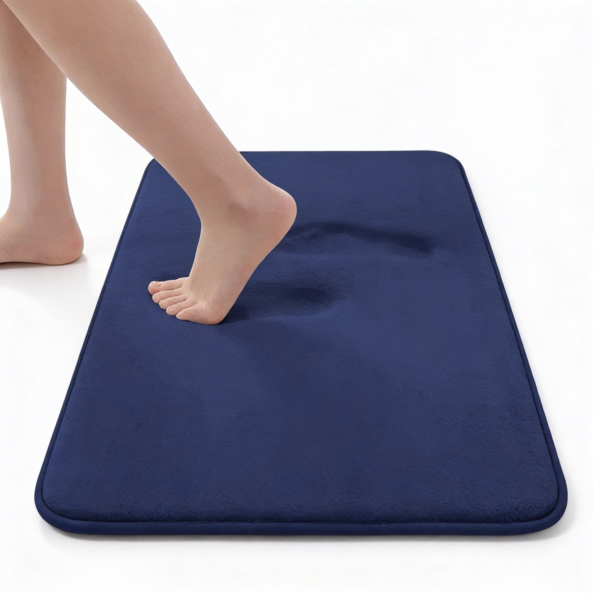 Thick Absorbent Bathroom Mat Non-Slip Soft Flannel Door Rug